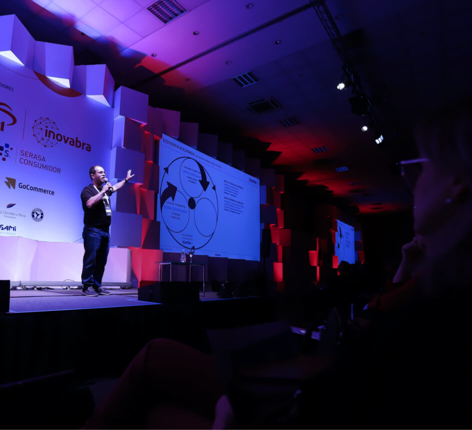 Evento StartSe Silicon Valley onde a Poli Digital participou