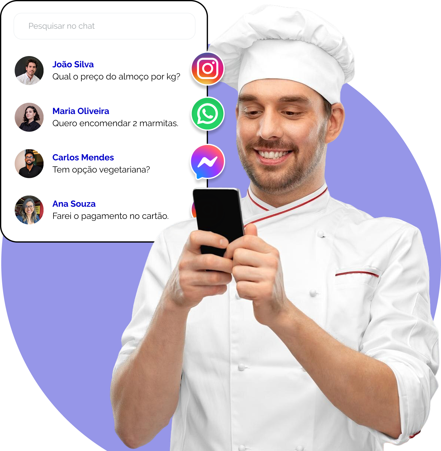 WhatsApp para Restaurantes - Poli Digital