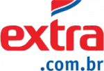 Logotipo do Extra.com.br Supermercados em sua aplicação padrão