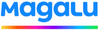 Logotipo da Magalu em suas cores padrões